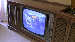 Old 1969 RCA New Vista Color TV  Turned on after 10 years [upl. by Atsyrk364]