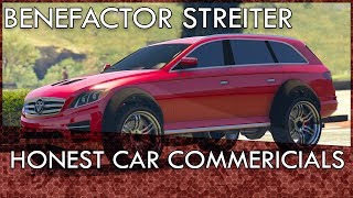 GTA Online Honest Car Commercials Benefactor Streiter [upl. by Hardunn]