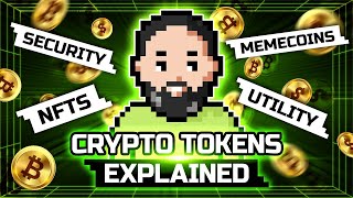 What Are Crypto Tokens From Security to Memecoins and NFTs  Blum Academy [upl. by Norved]