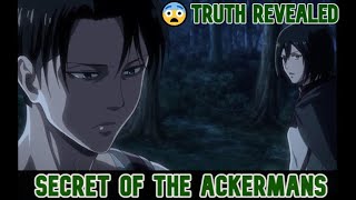 Secret of the Ackerman ClanTruth revealed😨 [upl. by Chelton]