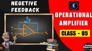 CLASS 5 ⚡️OPAMP WITH NEGETIVE FEEDBACK⚡️amplifiers learnelectronics opamp [upl. by Acsicnarf]