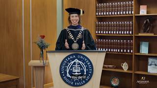 2020 Augustana University Commencement Ceremony Video [upl. by Ilenay918]