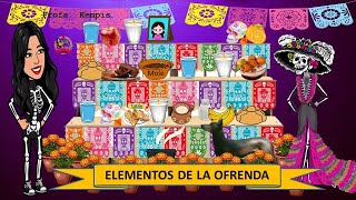 Los elementos de la ofrenda [upl. by Lorri]