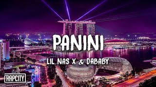 Lil Nas X  Panini ft DaBaby Lyrics [upl. by Ahsinit]