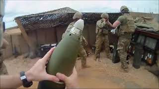 National Guard mortar team repels attack from Al Shabob in Baledogal Somalia [upl. by Eckardt]