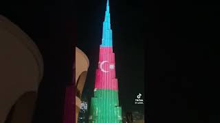 DUBAI AZERBAYCAN HIMNI BURC HALIFE [upl. by Naniac]