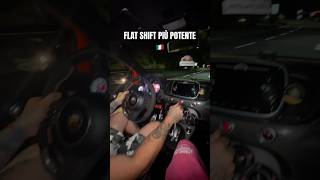 Abarth 500 over 300HP  FLAT SHIFT 🔥 [upl. by Lenra]