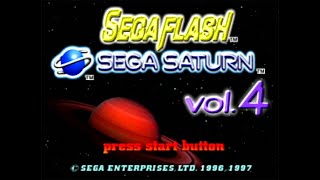 Sega Flash vol 4 Sega Saturn  Demo disc  Introductions [upl. by Ahsaek]