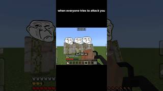 Golem shocked I rocked shorts minecraft [upl. by Prem]