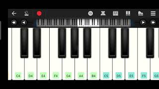 Mobile piano tutorial  Tujme rab dikta  Mamun Teck [upl. by Hoban]