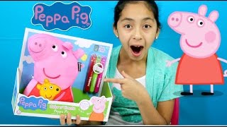 Peppa Pig Color N Create Coloring Peppa PigB2cutecupcakes [upl. by Inaffit121]