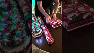 Relaxing gift wrapping ASMR [upl. by Chladek853]