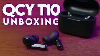 UNBOXING e REVIEW do QCY T10  Fone Bluetooth True Wireless [upl. by Ahsikam]