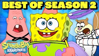 BEST of SpongeBob Season 2  60 Minute Compilation  SpongeBobOfficial [upl. by Gavrilla]