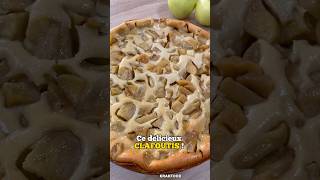 RECETTE CLAFOUTIS AUX POMMES CARAMÉLISÉES  🍏 Un délice facile et rapide 👍 shorts [upl. by Ateinotna265]