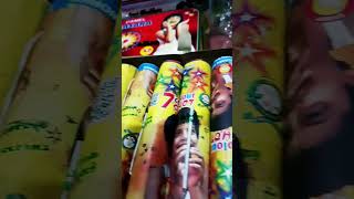 7 colour shots  Crackers  diwali crackers blast [upl. by Broucek]