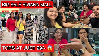 BIG MEGA SALE IN VIVIANA MALL THANE  MONSOON SALE AT VIVIANA MALL  WEEKEND DISCOUNT FLAT 50 VLOG [upl. by Neumann]