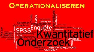 Kwantitatief Onderzoek 02 Enquêteren  Operationaliseren [upl. by Gnek]