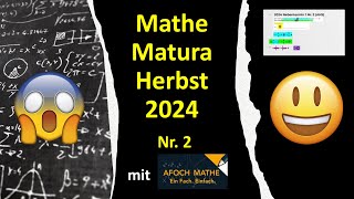 Matura 2024 Nebentermin 1 Herbst Nr 2 Kugelvolumen [upl. by Ninerb]