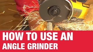 How To Use An Angle Grinder  Ace Hardware [upl. by Amandy]