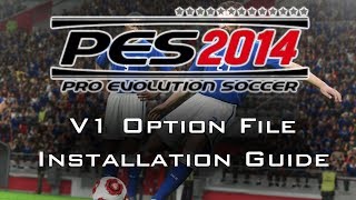 PES 2014 Most Indepth Option File Installation Guide V1 [upl. by Gelya435]