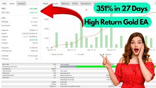 Javier Trading Scalper Gold EA 351 in 27 Days [upl. by Jahdiel853]