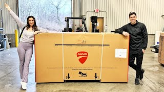 Unboxing a Brand New Rare Ducati Motorcycle [upl. by Peppie]