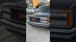 Wrapped Brother’s 1993 GMC Sierra on 28’s [upl. by Tterrag446]