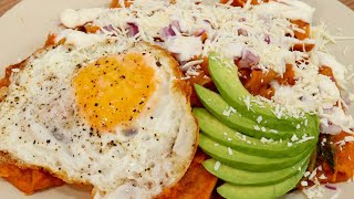 CHILAQUILES CON HUEVO [upl. by Ennybor272]