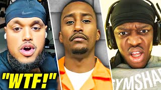 YouTubers React To Yung Filly Being Arrested For Horrific Crimes Chunkz KSI amp More [upl. by Ees]