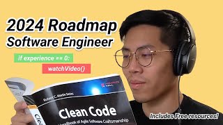 How to become a software engineer with no experience Selftaught Roadmap 2024 [upl. by Joelle481]