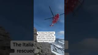 Hikers rescued by helicopter [upl. by Kubis]