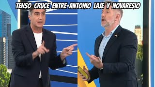 Tenso cruce entre Antonio Laje y Novaresio [upl. by Lek]