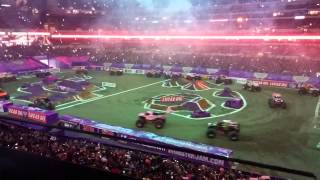 Monster Jam Indianapolis 2015 Intro [upl. by Sesmar]