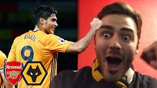 RAUL TO THE RESCUE Arsenal Vs Wolves 11 Matchday Vlog [upl. by Assek279]