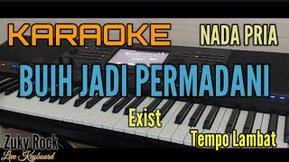 BUIH JADI PERMAD4Nl  Karaoke  Nada Pria Tempo Lambat [upl. by Wylma847]