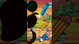 Fal Ka Rang Kala Kar Diya 😱😱miniwoodtoy animation funny miniwoodtoy toy cartoon [upl. by Fiorenze]