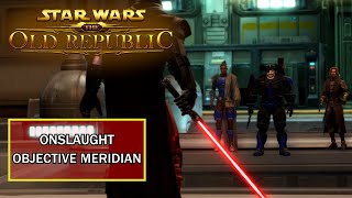 SWTOR Onslaught  Corellia  Objective Meridian  Dark Side Trooper  Saboteur [upl. by Akinihs]