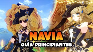 Navia Guía completa para principiantes  Genshin Impact [upl. by Alegnasor]