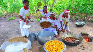 Bengali style Mutton Biryani recipe  Layer Biryani making for village people  villfood Kitchen [upl. by Downey]