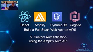 5 AWS Amplify Custom Authentication using the Amplify Auth API [upl. by Orfurd863]