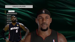 LeBron James Face Creation 2K25 2k25 lebronjames [upl. by Inoliel]