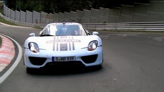 918 Spyder successful test on the Nürburgring [upl. by Anohsal962]