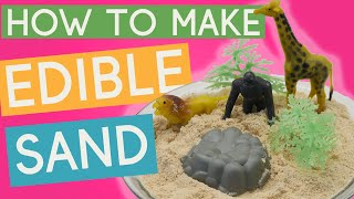 How to Make Edible Sand Out of Cheerios for Kids [upl. by Nodnab]