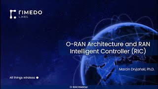 Open RAN ORAN Architecture and RAN Intelligent Controller RIC [upl. by Suoicerpal]