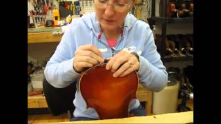 Replacing a Chinrest on a Violin [upl. by Gladys]