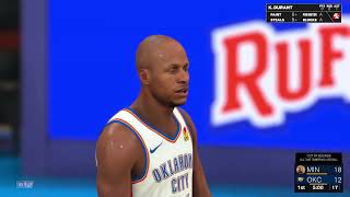 NBA 2K24 Alltime Okc vs Minn pt1 [upl. by Enywad]