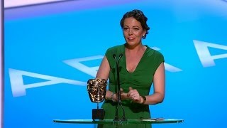 Olivia Colman wins Leading Actress Bafta  The British Academy Television Awards 2014  BBC One [upl. by Percy187]