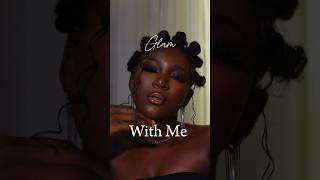 Dewy Flawless Makeup Tutorial on Dark Skin  Using Nigerian Brands smokeyeye makeup shorts [upl. by Theis750]