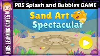 PBS splash and bubbles  pbs kids preview splash and bubbles 2017 sand art spectacular game [upl. by Etteuqaj]